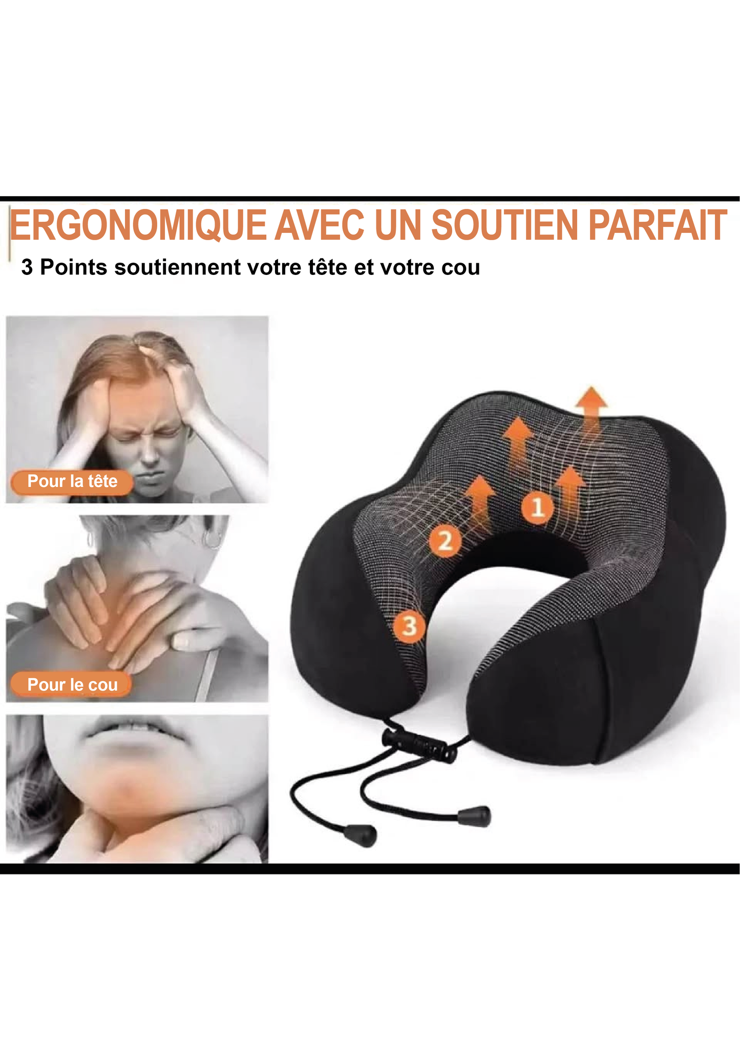 COUSSIN CERVICAL ERGONOMIQUE